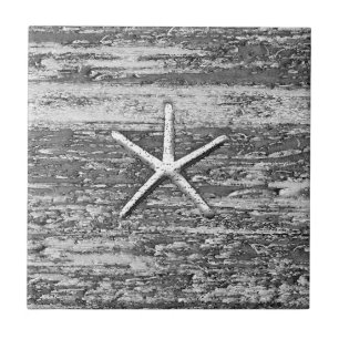 Starfish Drivers Black and White Watercolor