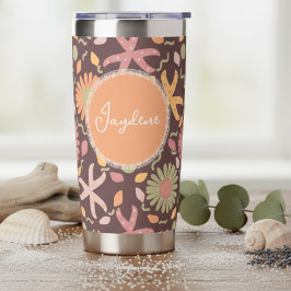 Starfish e Flores de Chocolate Rosa Pêssego com No