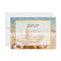 Starfish e Seashells na Praia Weddiong RSVP