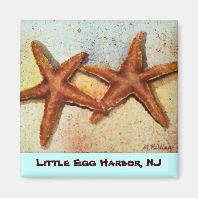 Starfish, Little Egg Harbor, imã NJ (Frente)