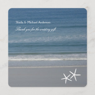 Starfish Ocean Obrigado Cartões