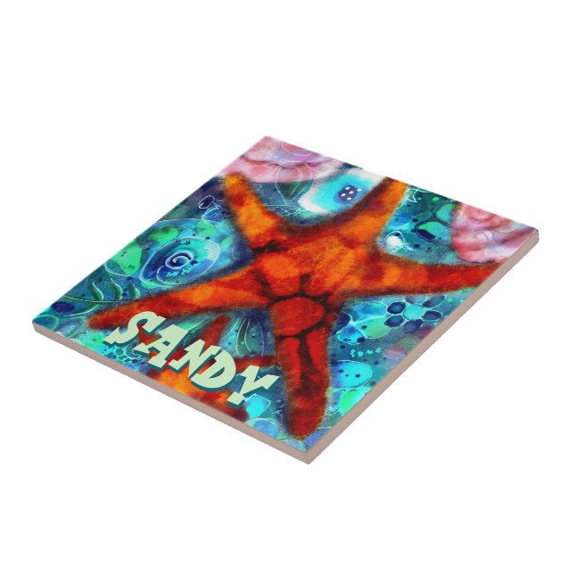Starfish Seashells Beach Personalizado (Lateral)