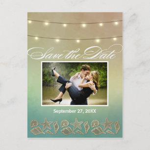 Starfish Tropical Seashell Salvar Cartões de Data