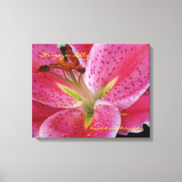 Stargazer Lilly Canvas