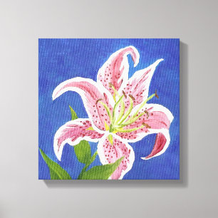 Stargazer Lily canvas