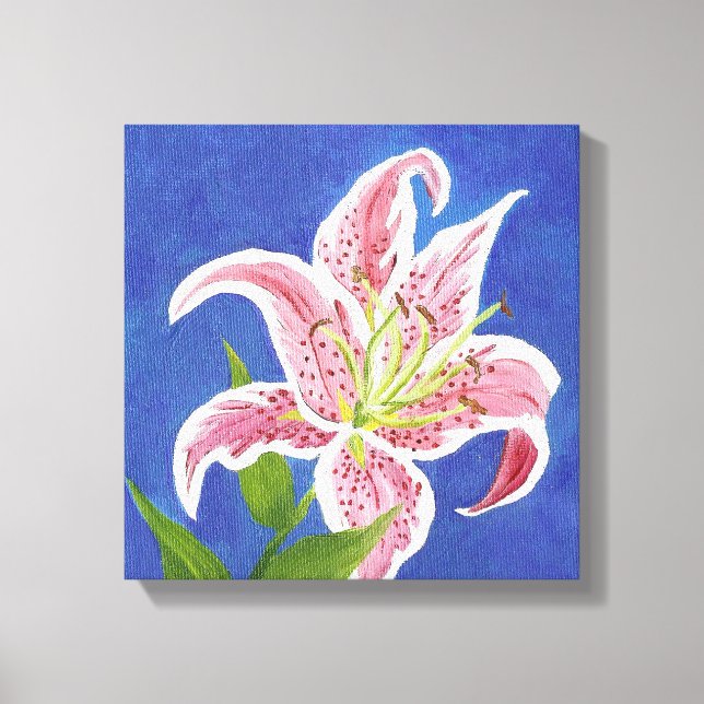 Stargazer Lily canvas (Frente)
