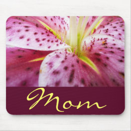 Stargazer Lily Personalizada Mousepad