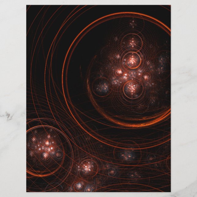 Starlight Abstrato Art Letterhead (Frente)
