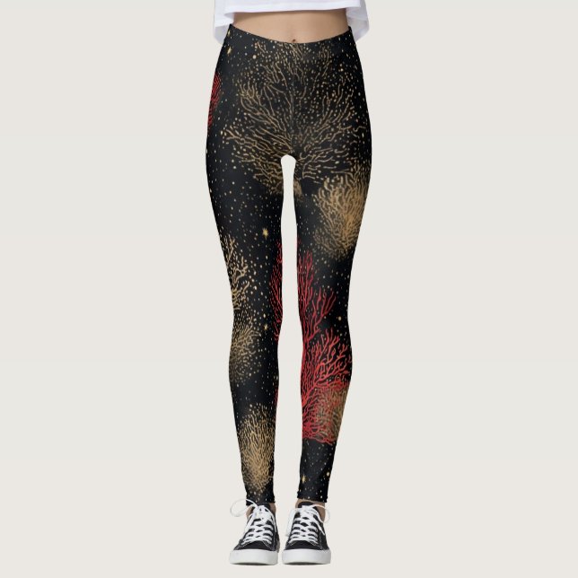 Starlit Desert Bushes - Leggings (Frente)