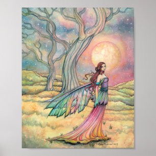 Starlit Dusk Fairy Poster por Molly Harrison