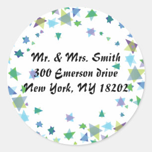 Starof David Jewish REPLY DEVOLVER etiquetas de ad