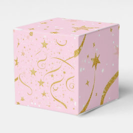 Starry Gift - Caixa com Cubo Estelar Rosa e Dourad