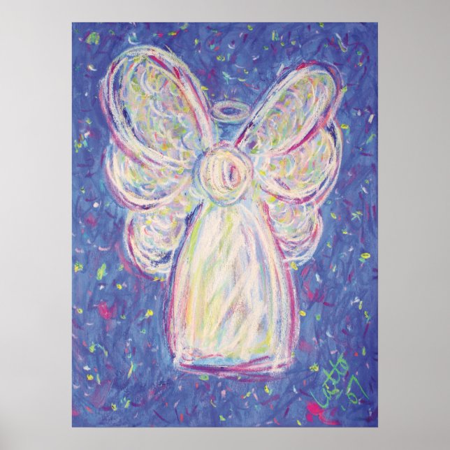 Starry Night Angel Poster Art Impressão (Frente)