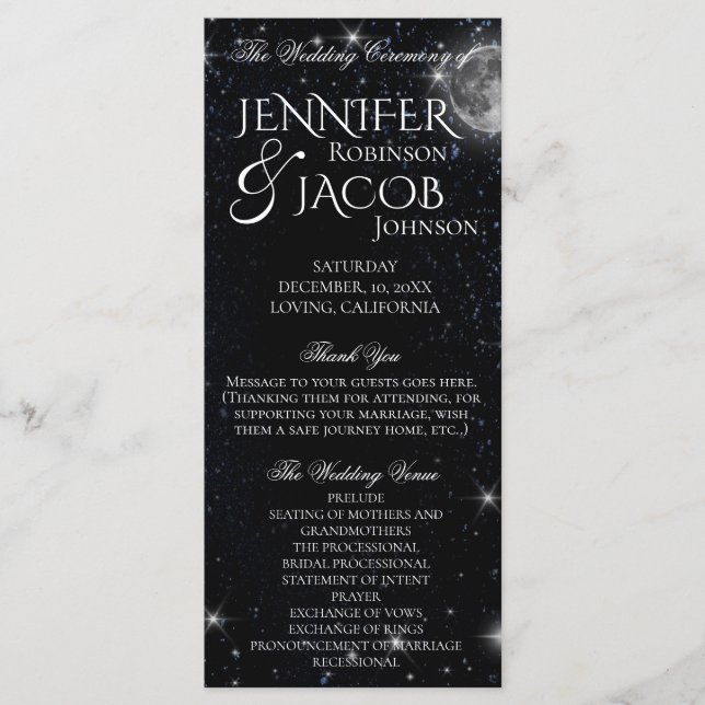 Starry Night com o Programa Lua (Frente)