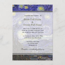 Starry Night, famoso convite para casamento de art