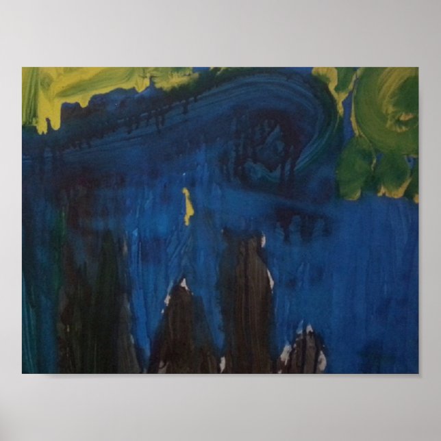 "Starry Night Interpretation" Poster (Frente)