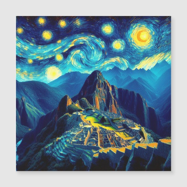 Starry Night Machu Picchu Peru (Frente)