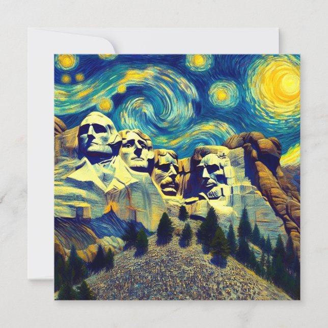 Starry Night Mt. Rushmore South Dakota (Frente)