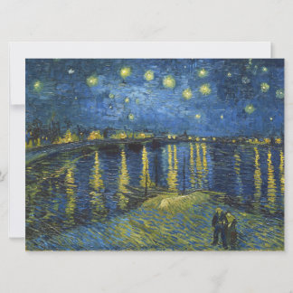 Starry Night on the Rhone, por Vincent van Gogh