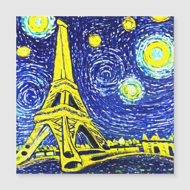 Starry Night Paris França (Frente)