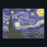 Starry Night por Convite de festas de Van Gogh Pat<br><div class="desc">Convide amigos e família por uma noite para se divertirem sentados sob as estrelas e dando uma festa. Personalize com suas próprias informações.</div>