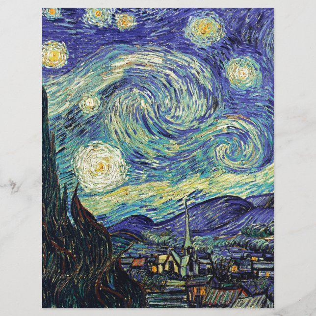 Starry Night por van Gogh (Frente)