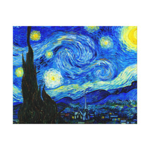 Starry Night por Van Gogh Fine Art Canvas Print