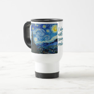 Starry Night, por Vincent van Gogh Caneca de viage