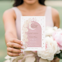 Starry Night Quinceanera Floral Moon Celestial