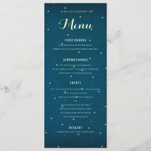 Starry Night Sky Janta Menu Modelo