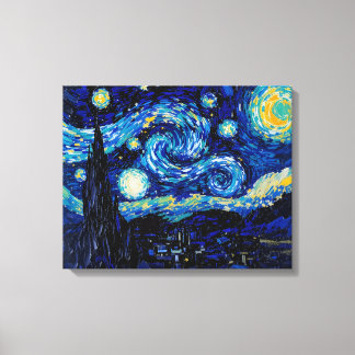 Starry Night Sky Premium Canvas Wall Art
