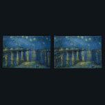 Starry Night Sobre O Rhone Vincent van Gogh<br><div class="desc">Incorporado no design deste produto está "Starry Night Over The Rhone", que foi pintado em 1888 por Vincent Van Gogh (óleo na canvas). A pintura capturou a noite ao redor do Rio Rhone. O desafio de pintar à noite fascinou van Gogh e na pintura Starry Night sobre o Rhône escolheu...</div>