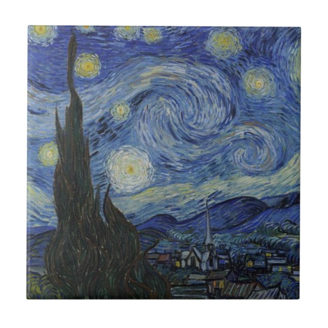 Starry Night - Van Gogh (Frente)