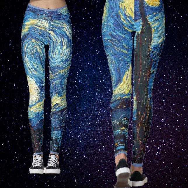 Starry Night Van Gogh Leggings (Criador carregado)