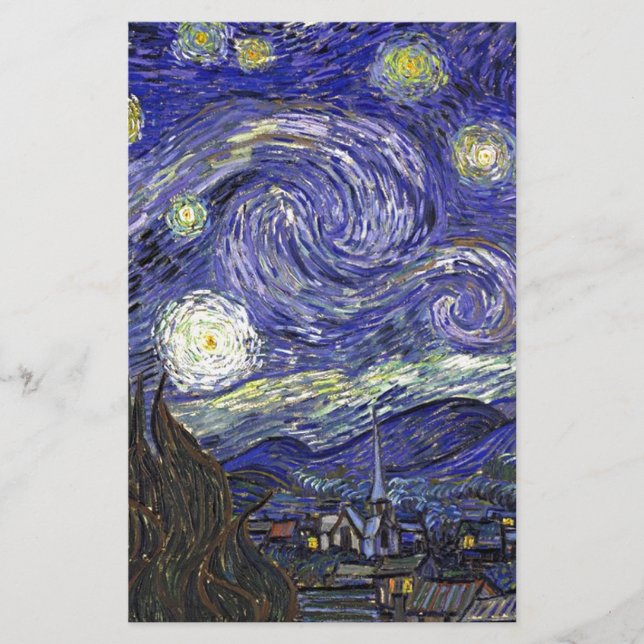 Starry Night, Vincent Van Gogh. (Frente)