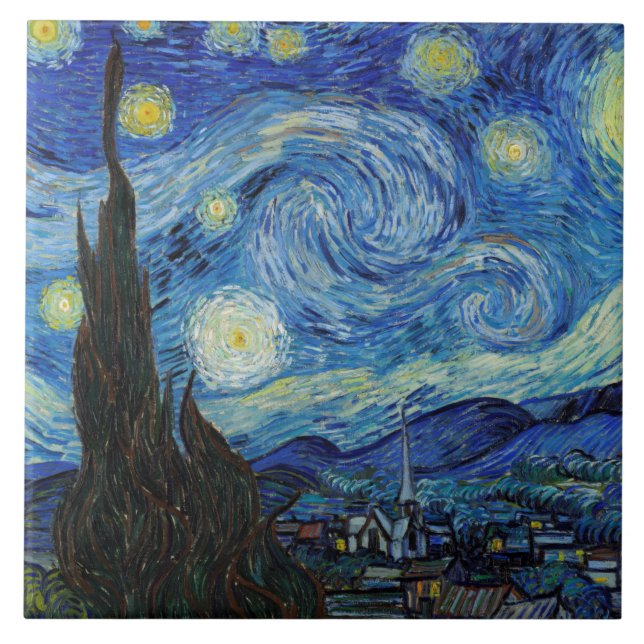 Starry Night, Vincent van Gogh (Frente)