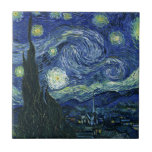Starry Night Vincent van Gogh Fine Art Painting<br><div class="desc">Vincent van Gogh (holandês, 1853 - 1890) Starry Night, 1889, Oil on canvas Unframed: 73 × 92 cm (28, 7 × 36, 2 pol) Esta pintura mostra a vista da janela virada para leste da sala de asilo de Van Gogh na Santo-Rémy-de-Provence Ele acrescentou uma vila idealizada. Está na coleção...</div>