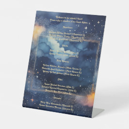 Starry Night Wedding Menu
