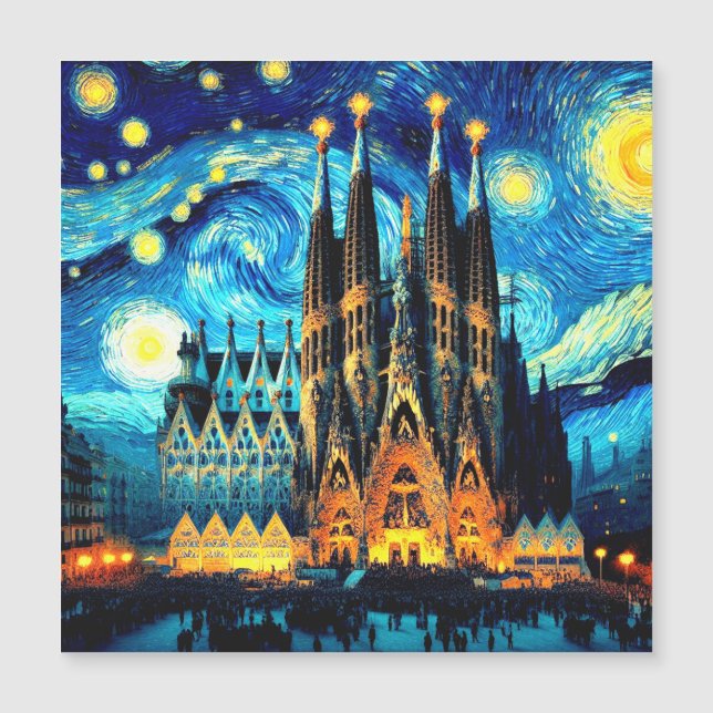 Starry Sagrada Familia Barcelona (Frente)