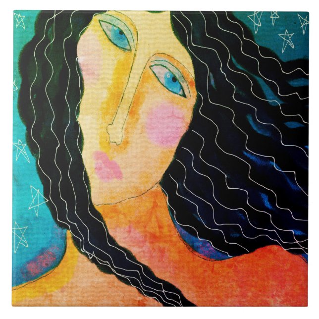 Starry Starry Night Abstrato Digital Painting (Frente)