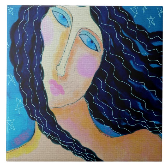 Starry Starry Night Abstrato Digital Painting (Frente)