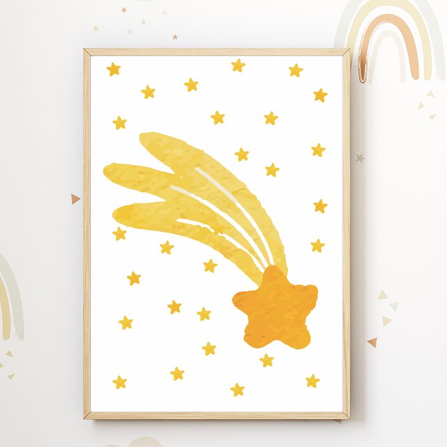 Stars Kids Room Decor Nursery Poster (Criador carregado)