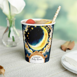 Stars Moon Celestial Chá de fraldas
