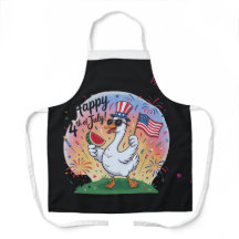 Stars & Strips Patrióticos 4 de julho Kitchen Apro