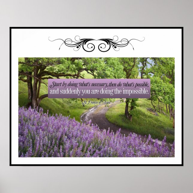 Start By Doing Custom Poster (Frente)