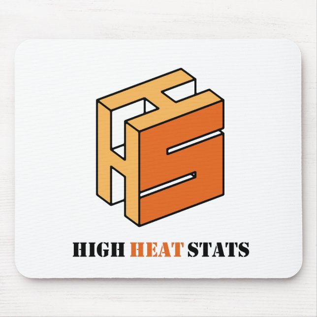Stats Mousepad do calor elevado (Frente)