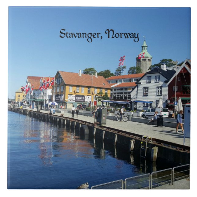 Stavanger, fotografia cênica da Noruega (Frente)