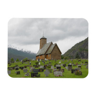 Stave a igreja e as sepulturas, ímã retangular d