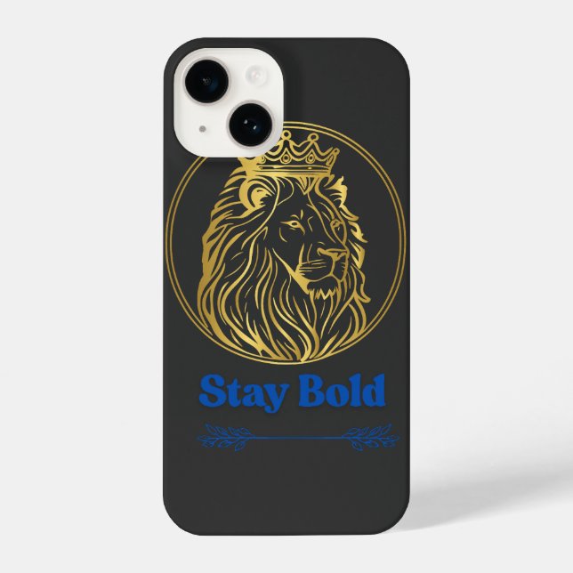 Stay Bold – Royal Lion King Design | Symbol of Str (Verso)