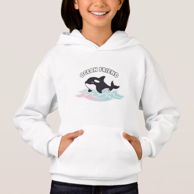 Stay Cool - Cute Kawaii Orca Whale (Frente)